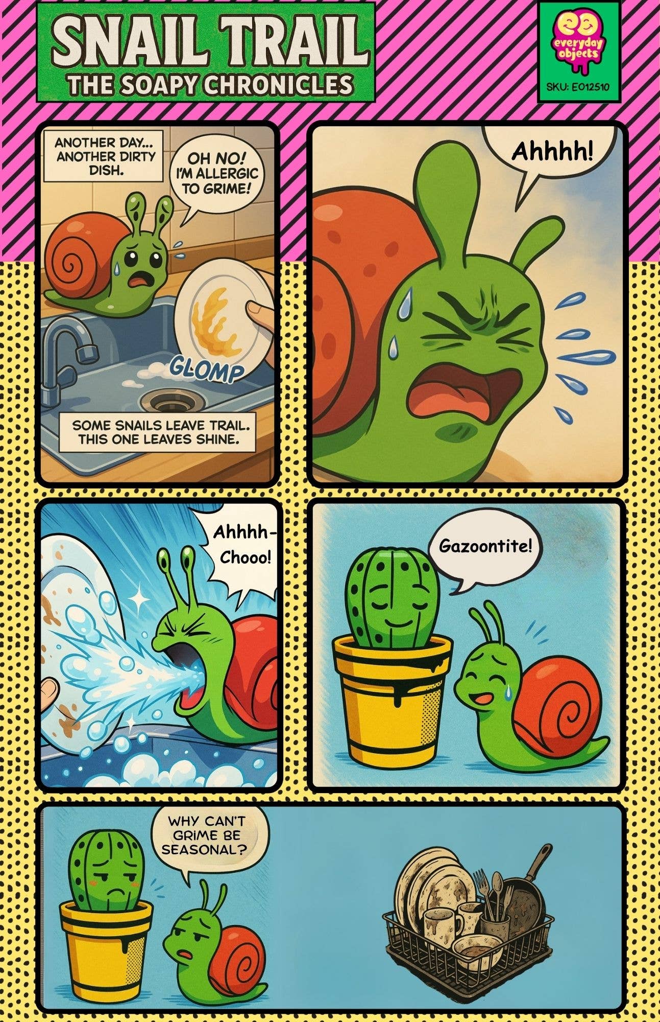 Everyday Objects - Wholesale Soap Dispenser - Escar-Soap Snail Soap Dispenser | Refillable Sink Buddy6