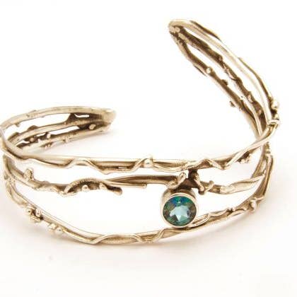 Twig Cuff Serie met Steen voor wholesale door Tamara Kelly Designs