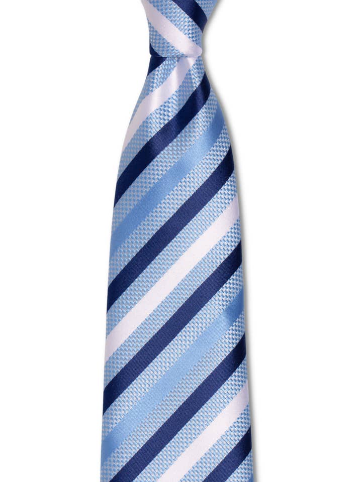 Traditionele stropdas met blauwe blocker voor wholesale door GoTie