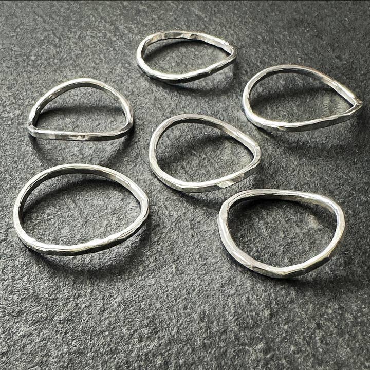 Wave Band Ring for wholesale by Allison Mooney Design