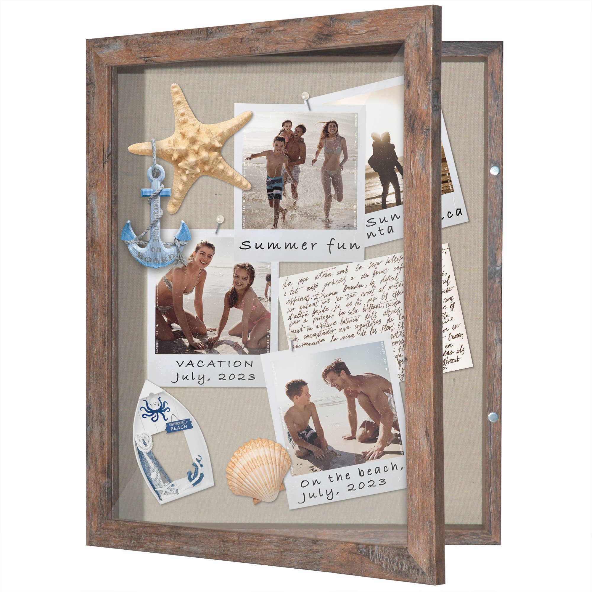 Americanflat - Wholesale Picture Frame - Americanflat Front Loading Shadow Box Frame for Keepsakes16