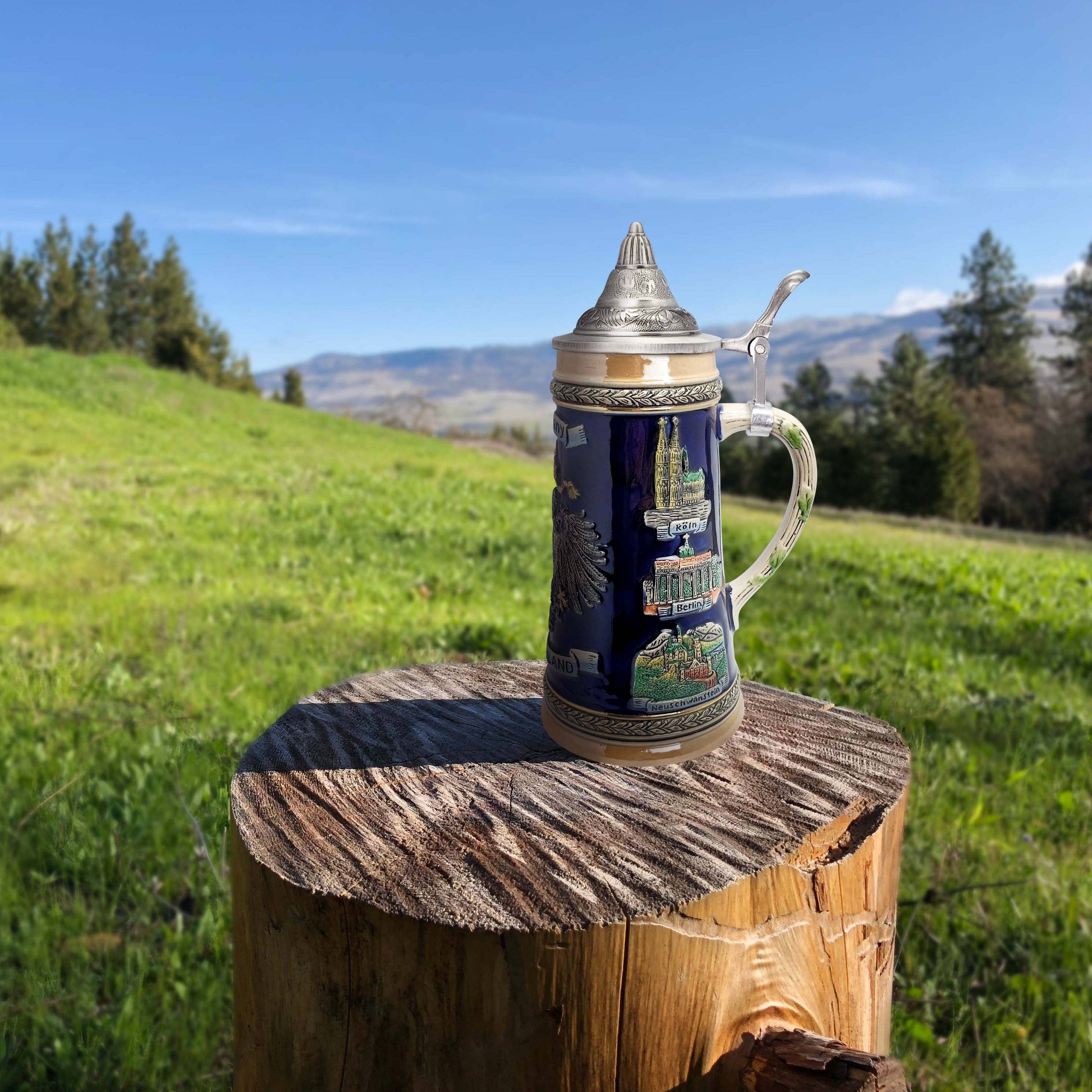 European Heritage Gifts - Wholesale Beer Glass/Mug - Deutschland Germany Eagle Deluxe Ceramic Beer Stein1