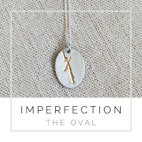 Graceful Sage - Wholesale Pendant/Charm Necklace - Kintsugi Necklace for Women, mini oval kintsugi jewelry