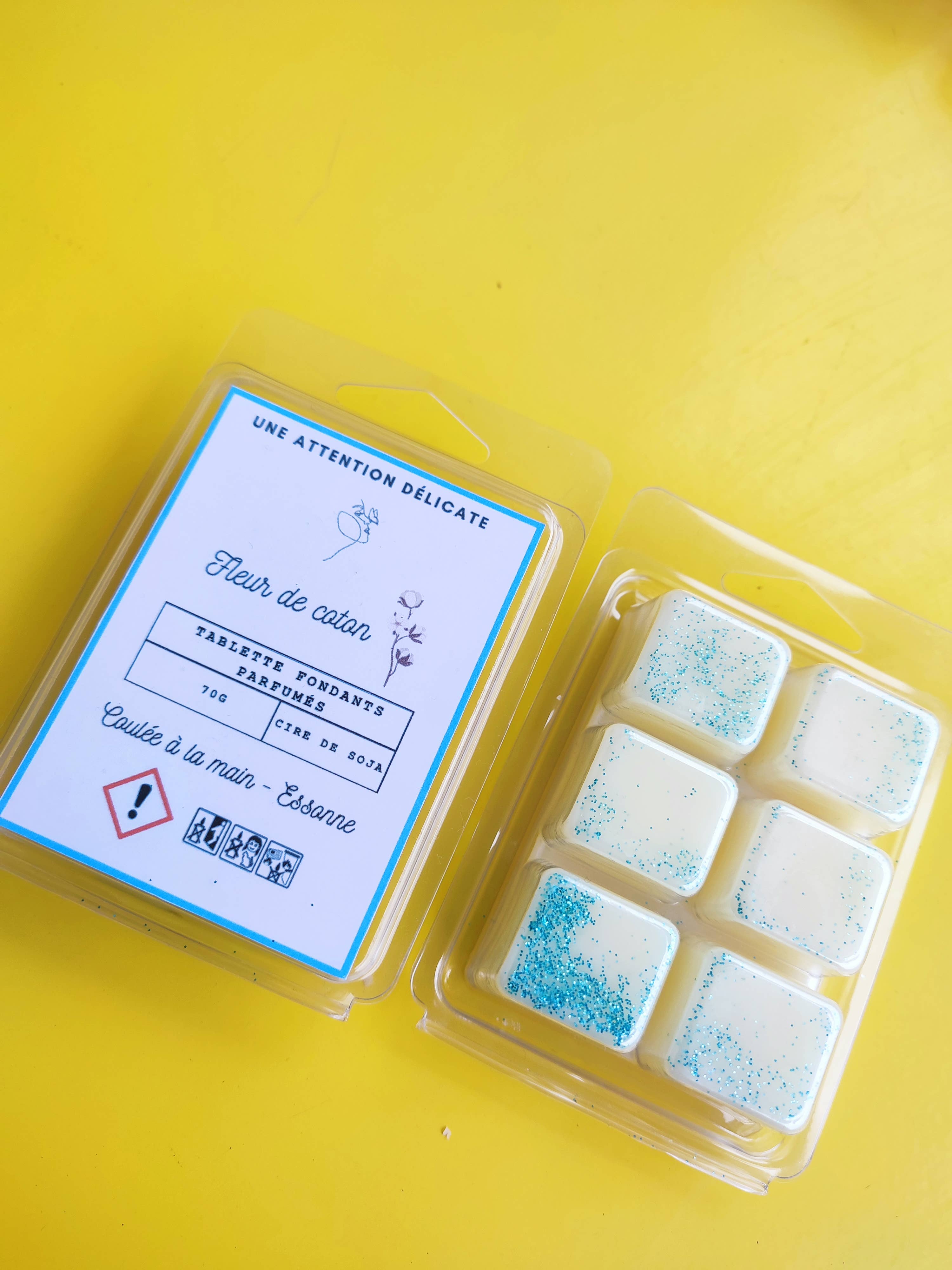 Une attention délicate - Wholesale Wax Melt - Cotton flower scented fondant tablets