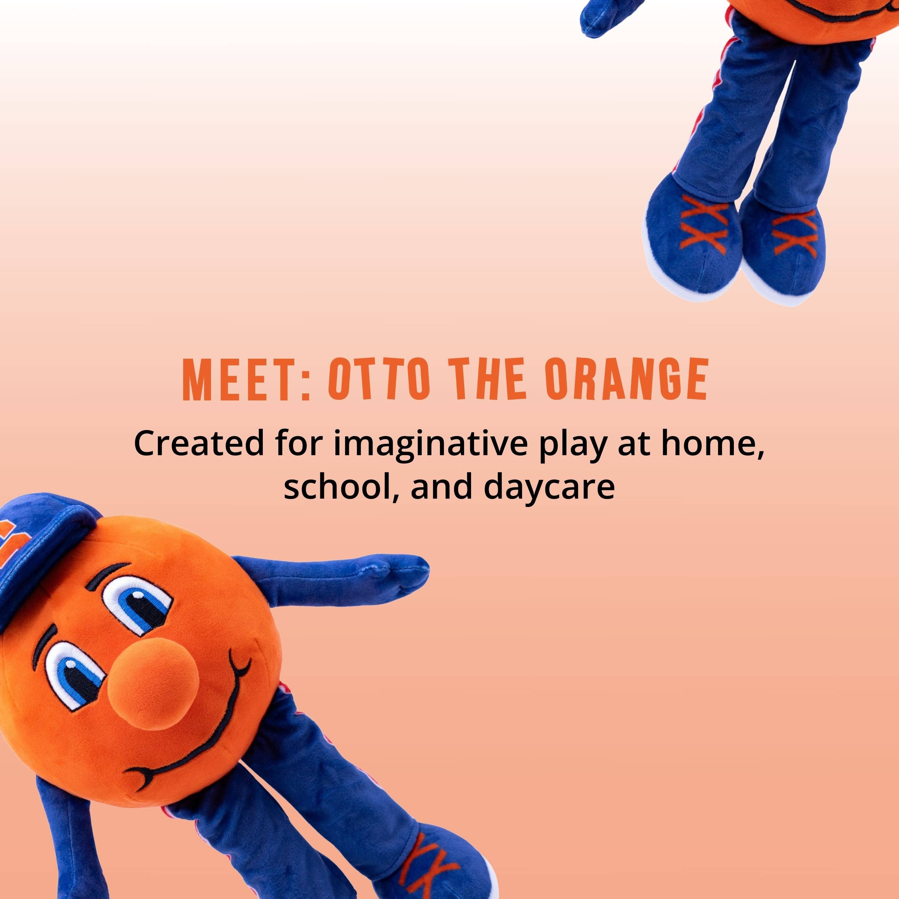 OrangeOnions - Wholesale Stuffed/Plush Toy - Kids & Baby - Syracuse University Otto the Orange 14" Stuffed Plush Figure2