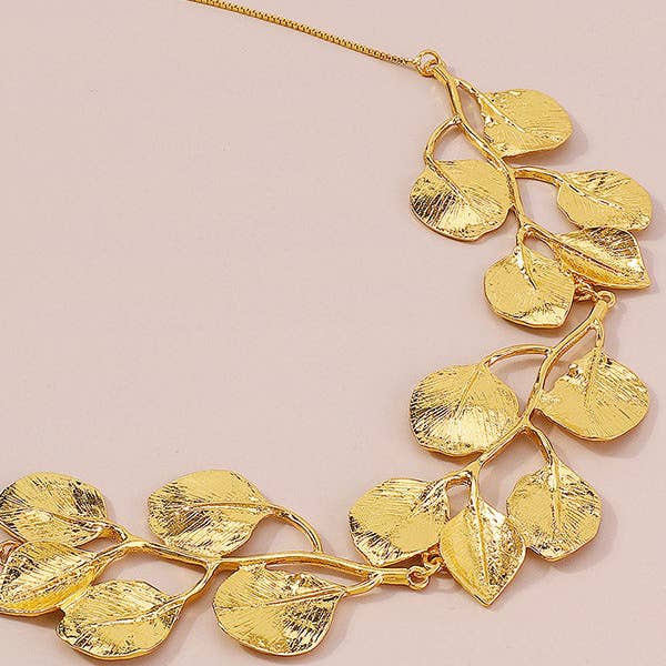 VividLux – Engroshandel Halskæde med vedhæng – Leaves Shape Ensfarvede halskæder Tilbehør9