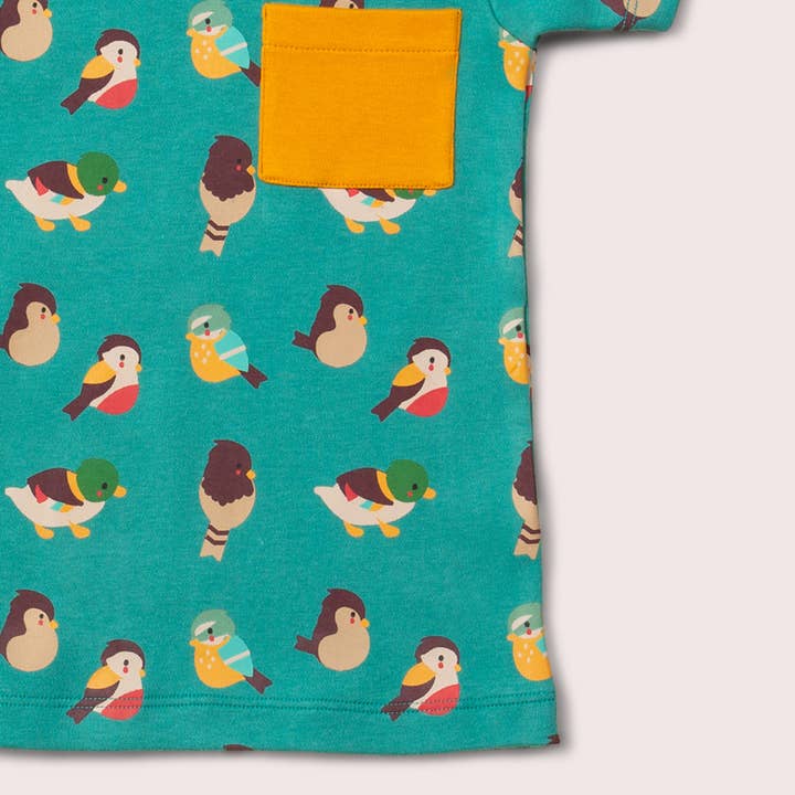 Garden Birds Organic T-Shirt & Jogger Playset for wholesale on Faire6