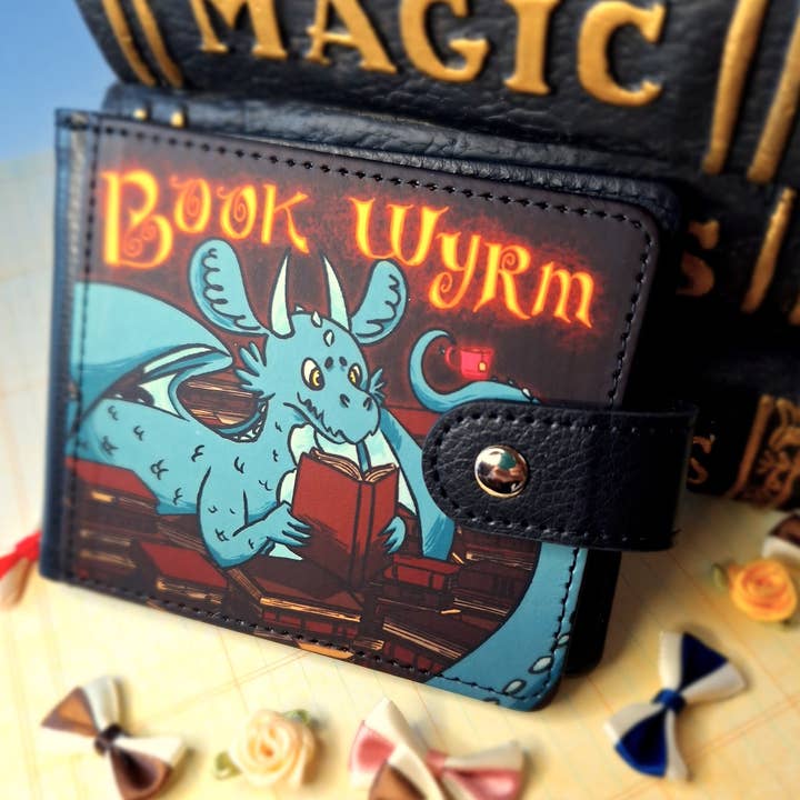Book Wyrm Wallet for wholesale by Fresh Hot Flavors LLC