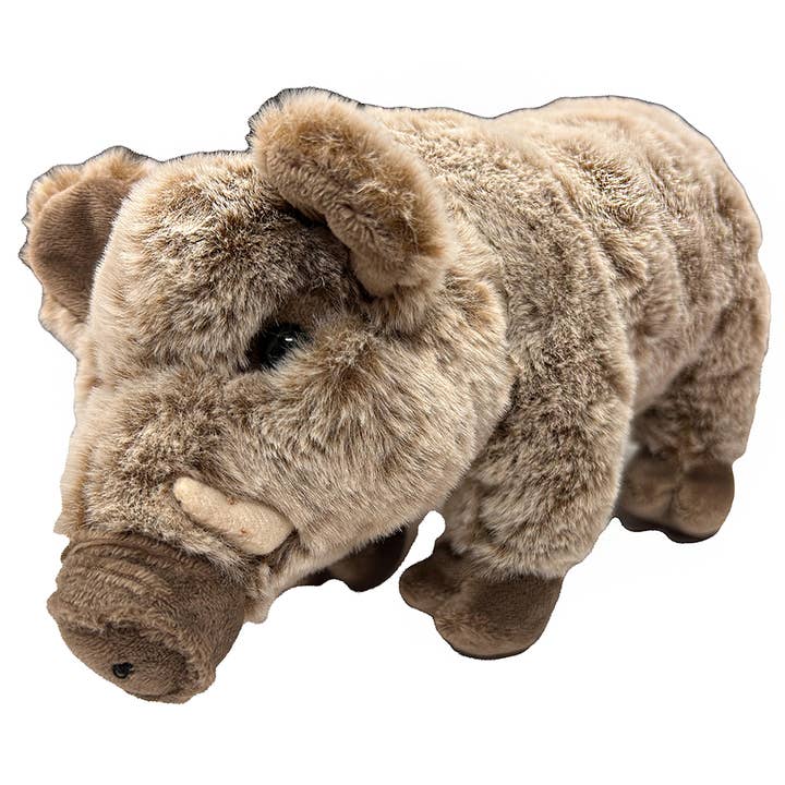 Texas Toy Distribution - Wholesale Stuffed/Plush Toy - Kids & Baby - Javelina 10.25" Boar Plush Stuffed Animal