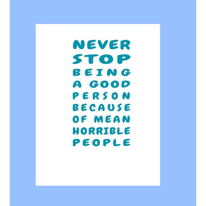 Blijf Altijd Goed Kaart voor wholesale door What She Said Creatives