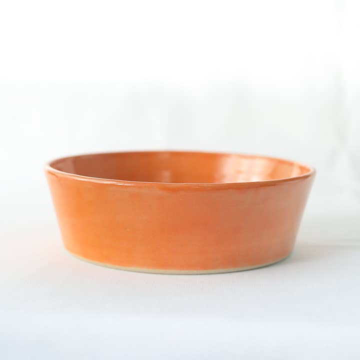 Mandarin Orange Classic Pasta Bowl for wholesale by Katie L Thompson Designs