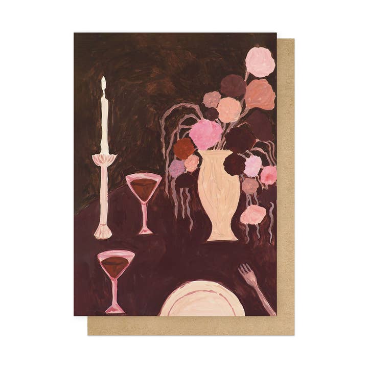 Tarjeta de felicitación para la mesa de cena para venta al por mayor de East End Prints - Greetings Cards & Postcards