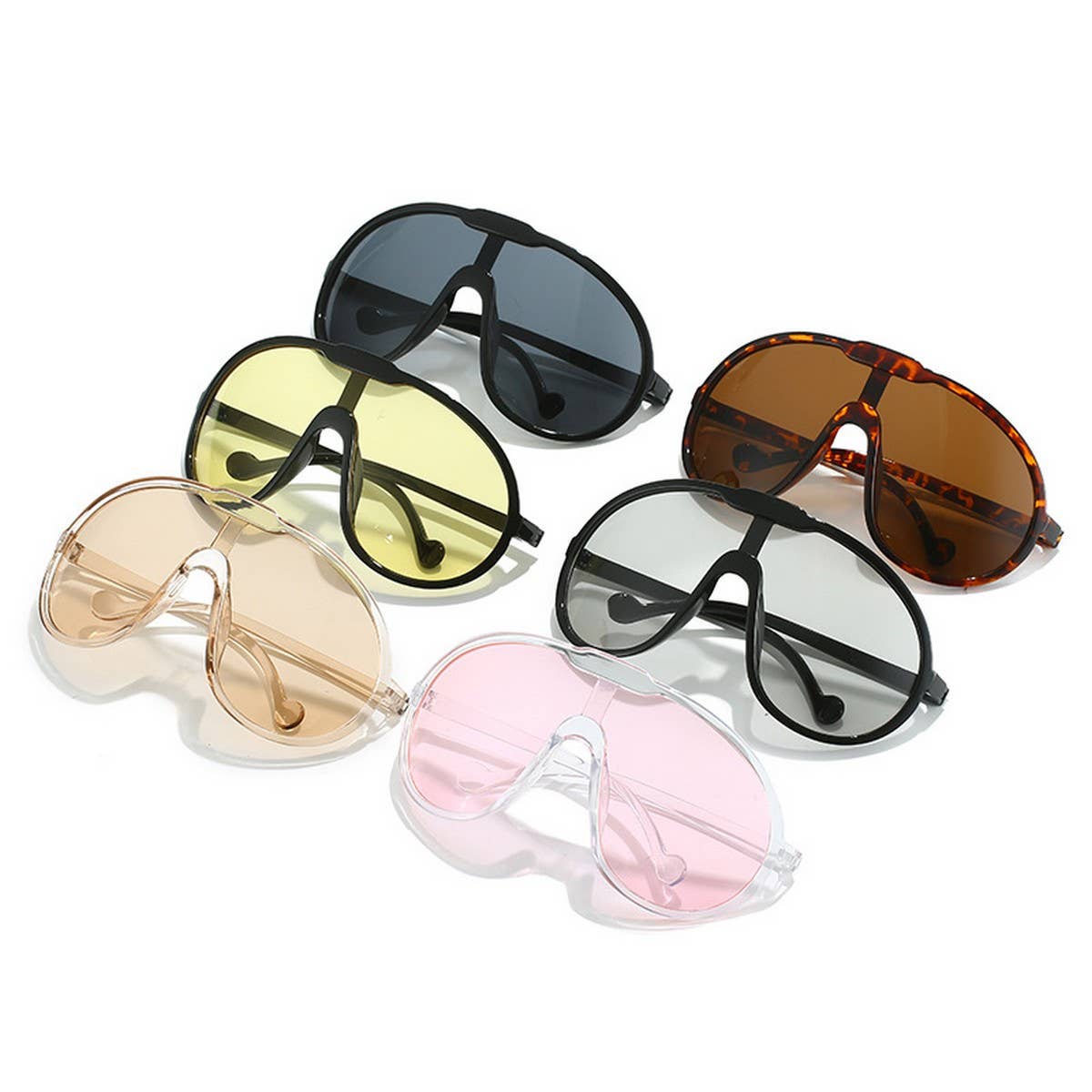 ACCITY - Wholesale Sunglasses - Women's - OVERSIZED FRAME ONE-PIECE SUNGLASSES UNISEX_CWASG028213
