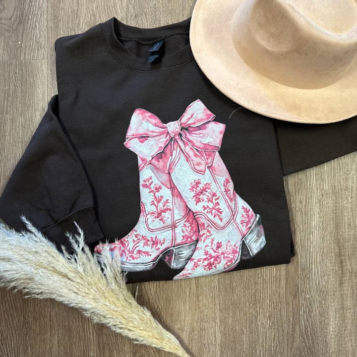 Boots waren gemaakt om te lopen Crewneck voor wholesale door The Blake and Gray Company