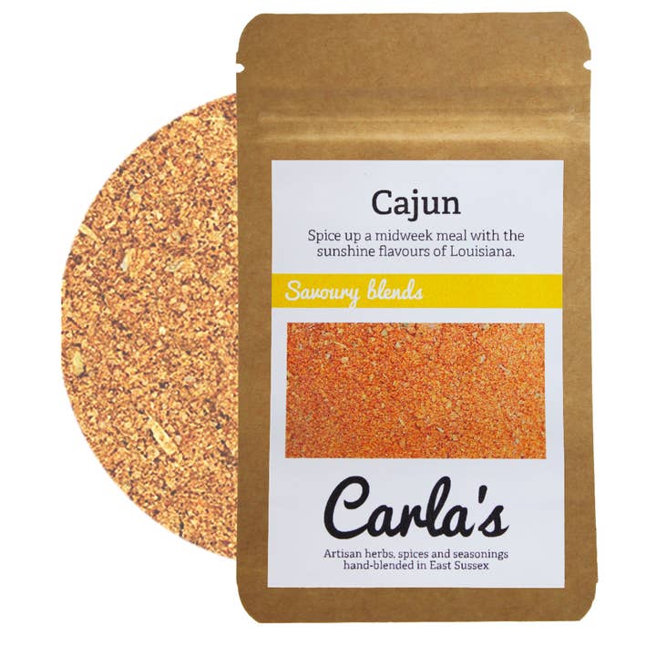 Carla's Cajun Blend - 35g Dried Spice Mix for wholesale by Carla's Foods Ltd