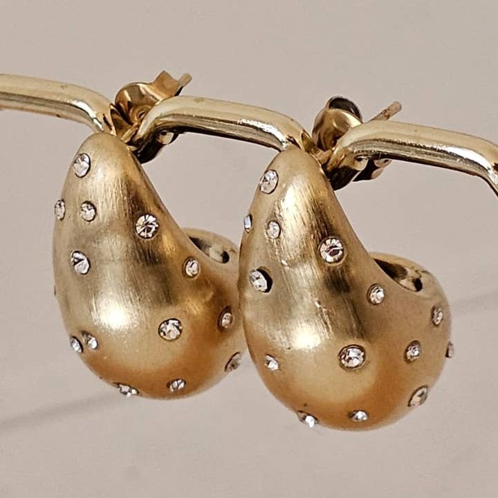 PENDIENTE DE ACERO LALITA para venta al por mayor de Shamai