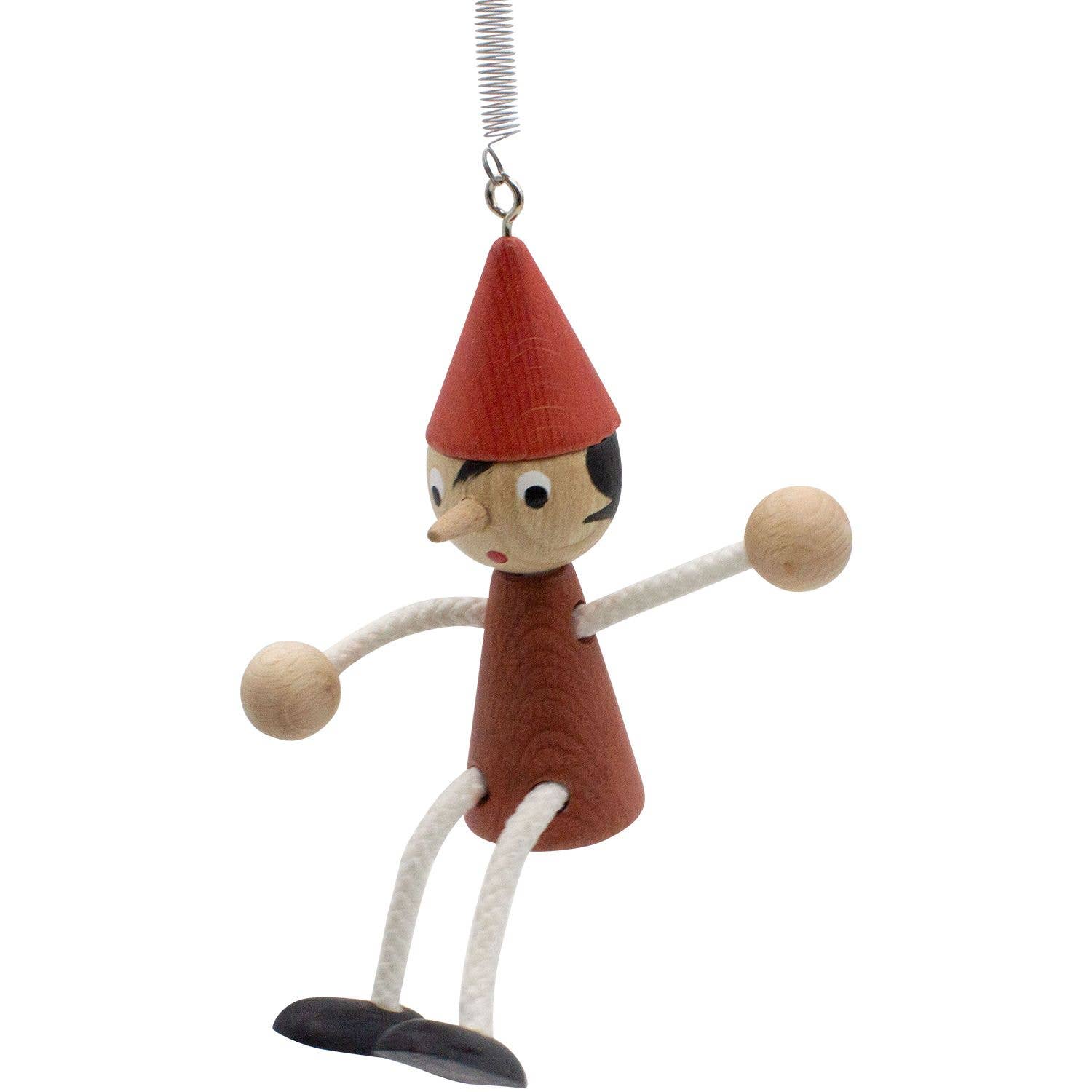 GICO Spielwaren - Wholesale Wood Toy - Kids - Pinocchio Swinging Figure Made of Wood with Spring, Made in Italy #10