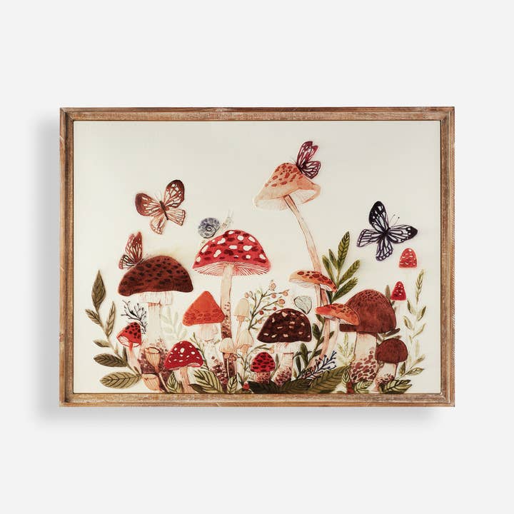 Maison - Wholesale Wall Accent - Firwd/Iron Mushroom WallDeco