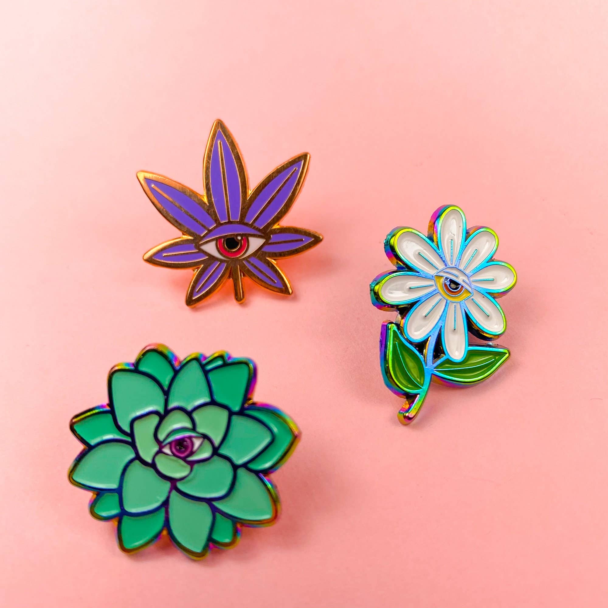 Chelzart - Venta al por mayor Botón/prendedor - Alfiler esmaltado Daisy | Ideas de regalo para margaritas | Accesorios Daisy4