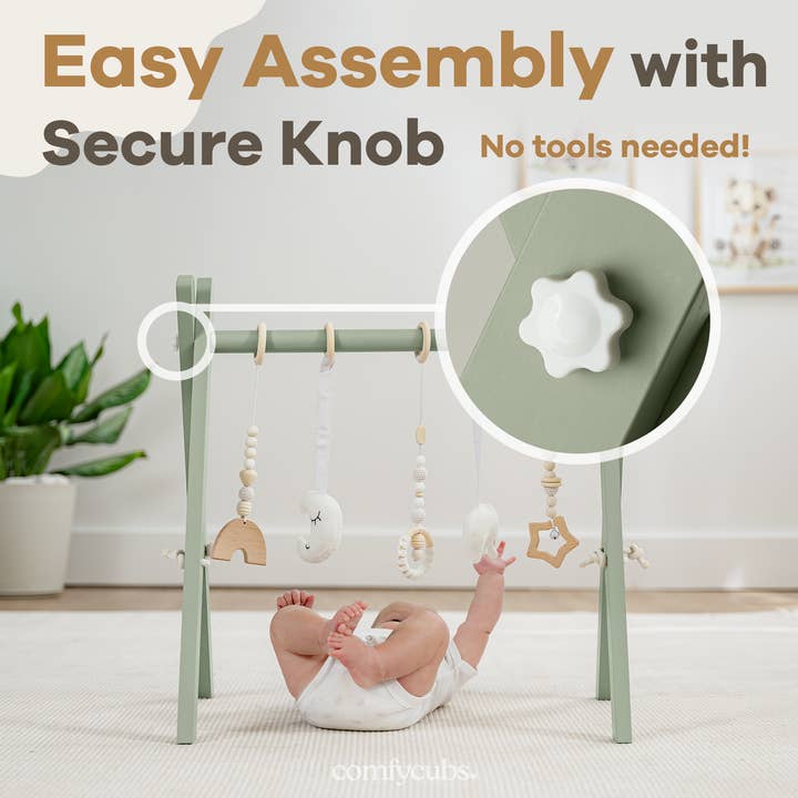 Comfy Cubs - Wholesale Activity gym – Kids & baby - Wooden Baby Play Gym, Baby Activity Gym by Comfy Cubs30