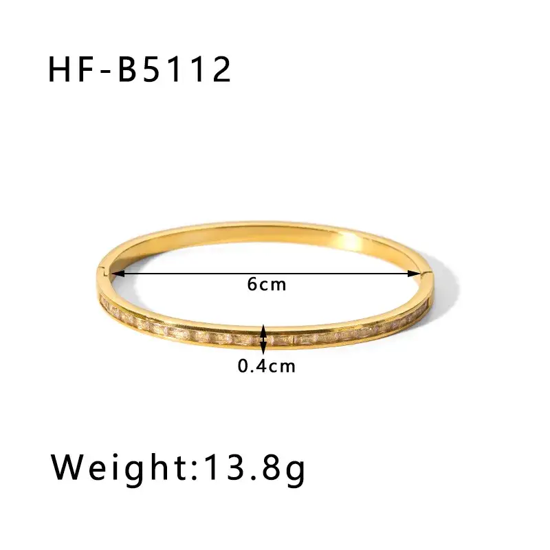 Sweet Cherry Sky - Wholesale Bangle Bracelet - Gold Plated Bangle Bracelets 9