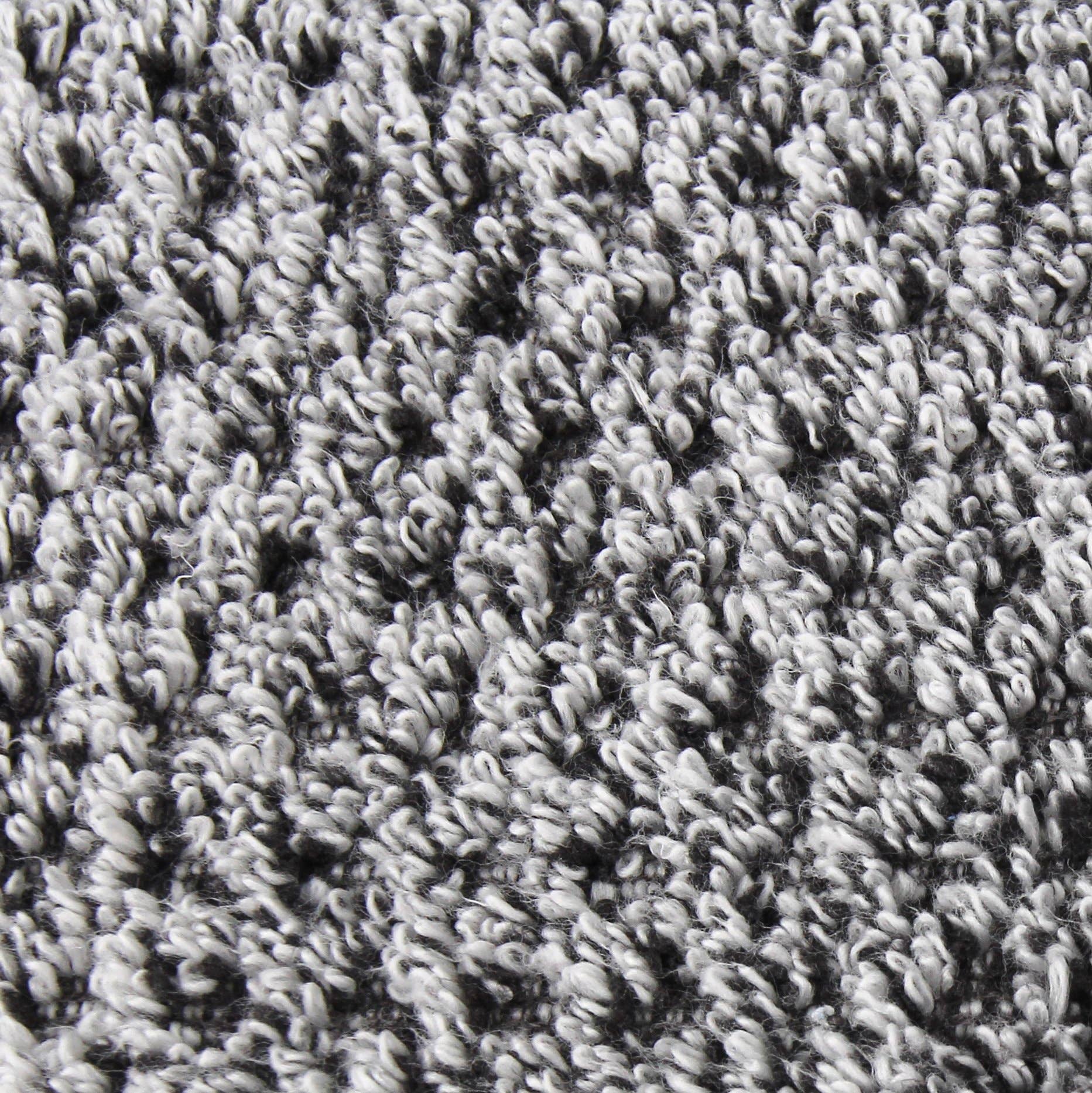 Everplush - Wholesale Towel Set - Diamond Jacquard Towels, Bath Towel Set - 10 Piece Set, Grey2