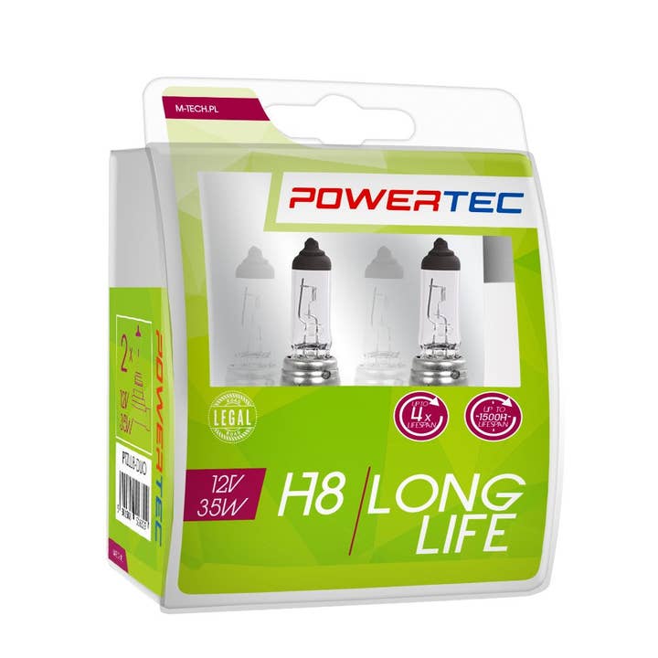 S&U FairTrade UG - Wholesale Light Bulb/Puck - Powertec Long Life H8 12V DUO2