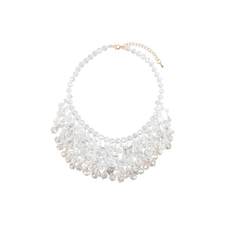 MYS Wholesale Inc - Wholesale Bib Necklace - Glass Beads Statement Bib Necklace5