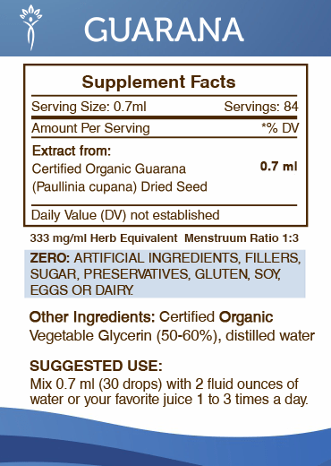 Secrets Of The Tribe - Wholesale Tincture - Guarana Tincture1