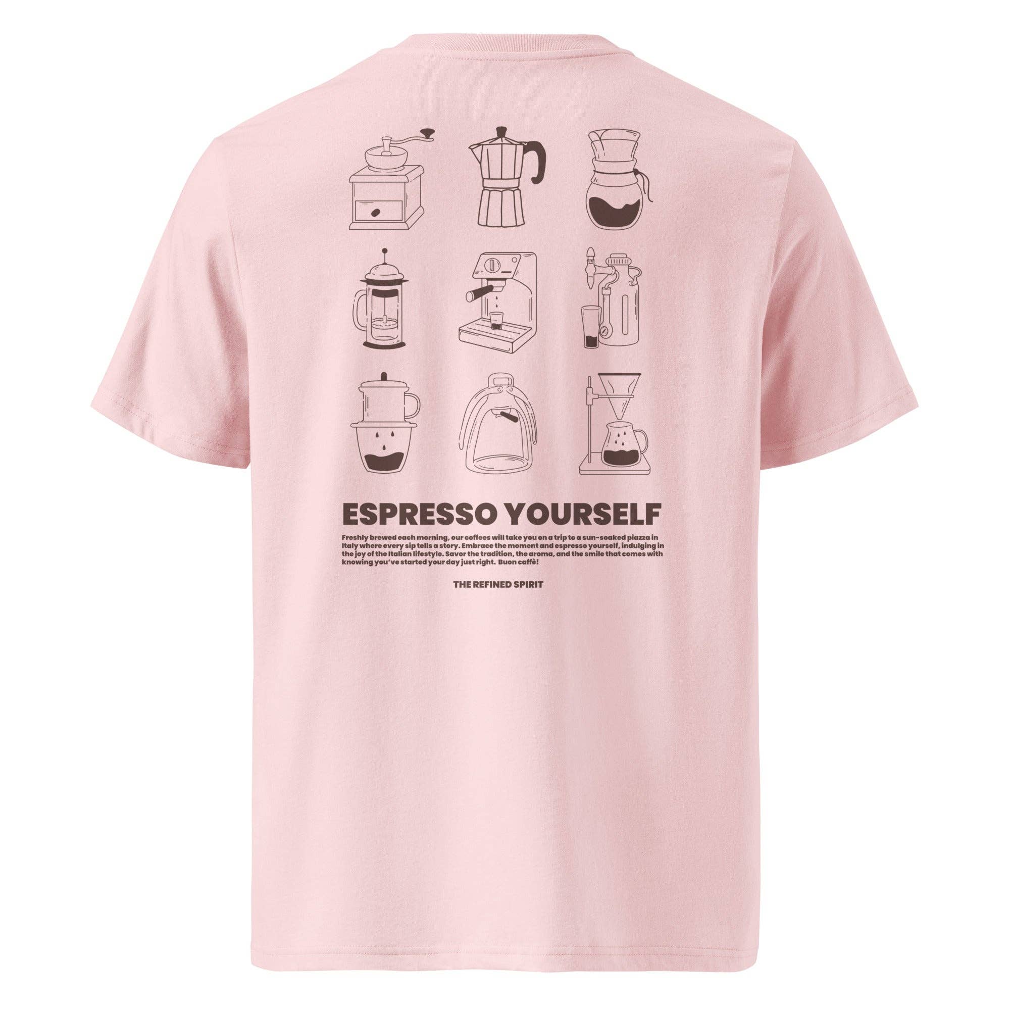 The Refined Spirit - Vente T-shirt sérigraphié – unisexe - T-shirt bio Espresso Yourself5