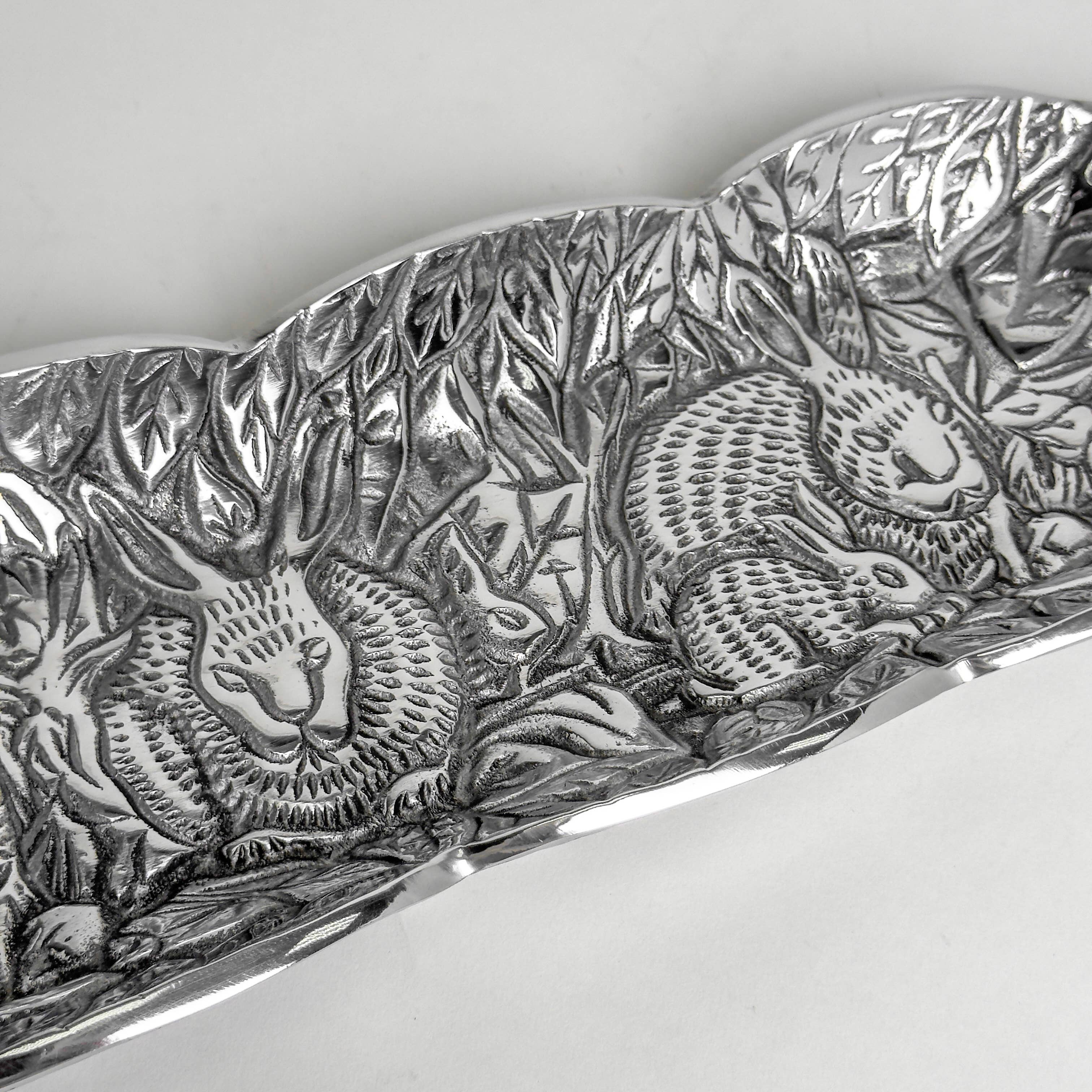 India Handicrafts Inc - Wholesale Decorative Tray - Rabbit Bunny Easter Tray5