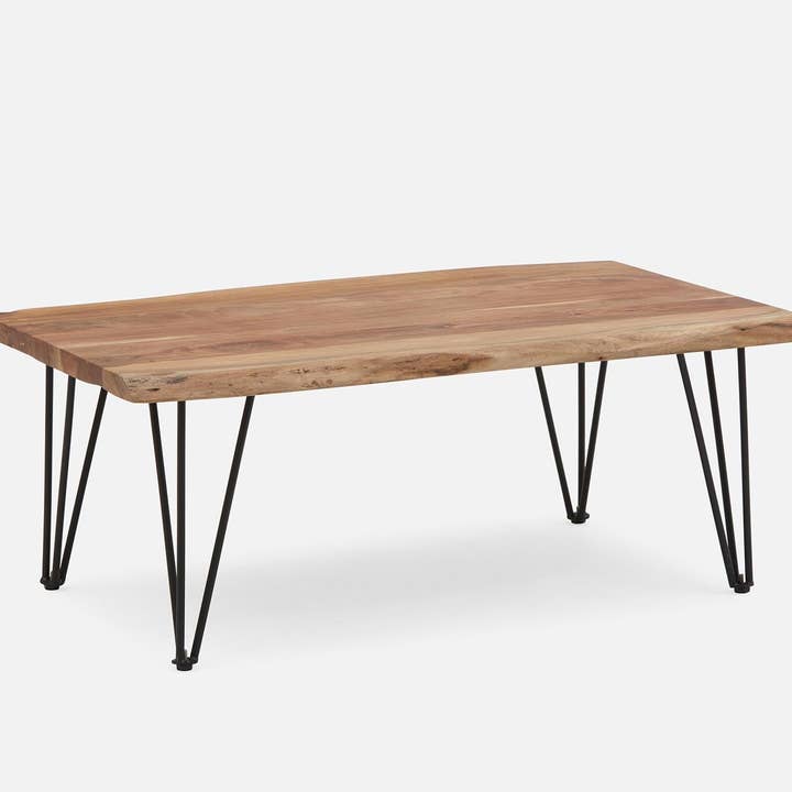 Terre Live Edge Coffee Table for wholesale by Indus Modern