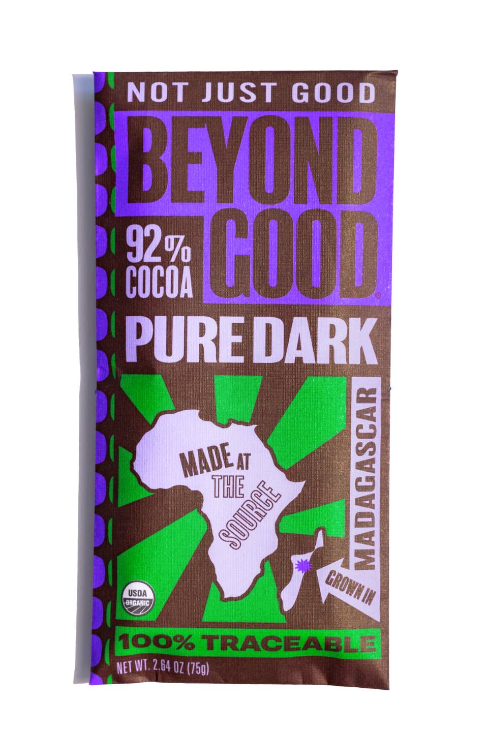 Beyond Good - Wholesale Chocolate Bar - 92% Pure Dark Chocolate