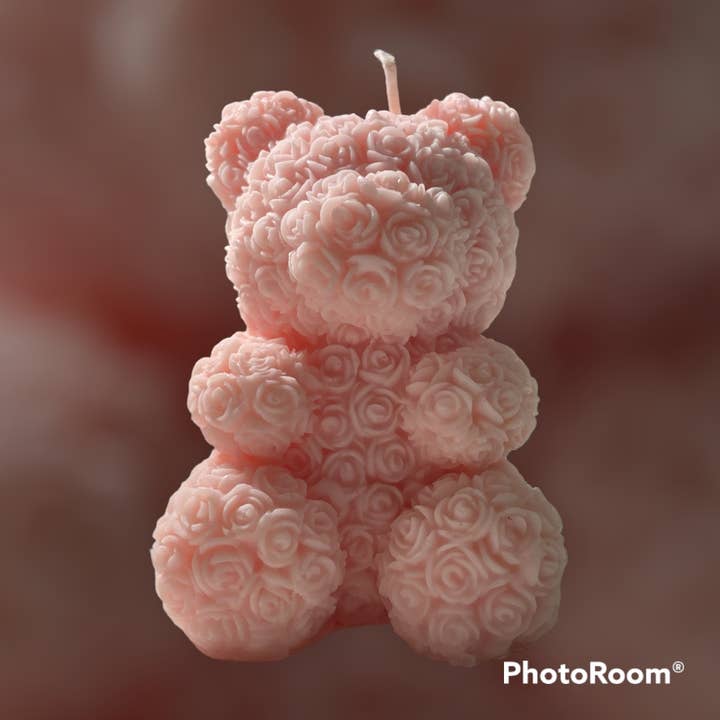 AtelierCMXII - Wholesale Novelty Candle - New in! Rosey Teddy Bear Candle2