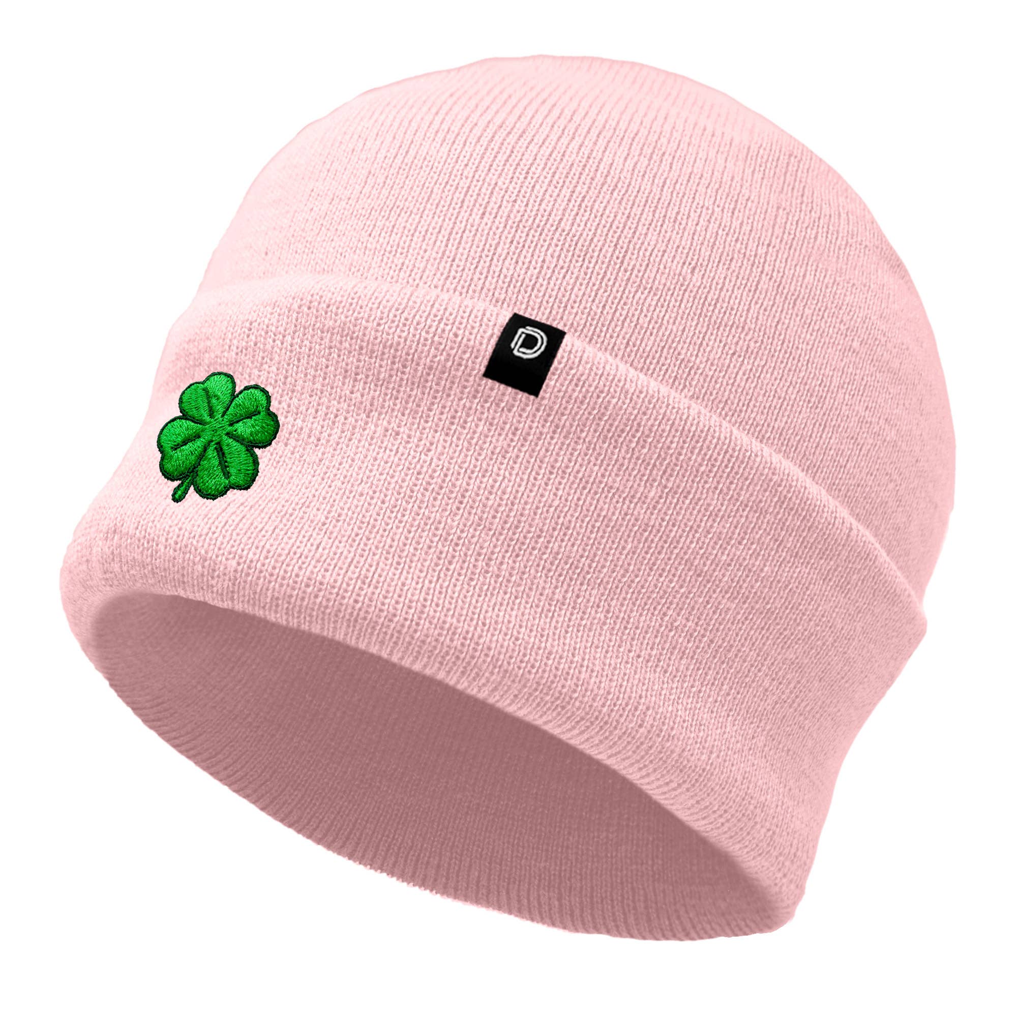 Dalix - Wholesale Beanie - Women's - Dalix Embroidered Clover Beanie Cap Cuffed Knit Hat Women61