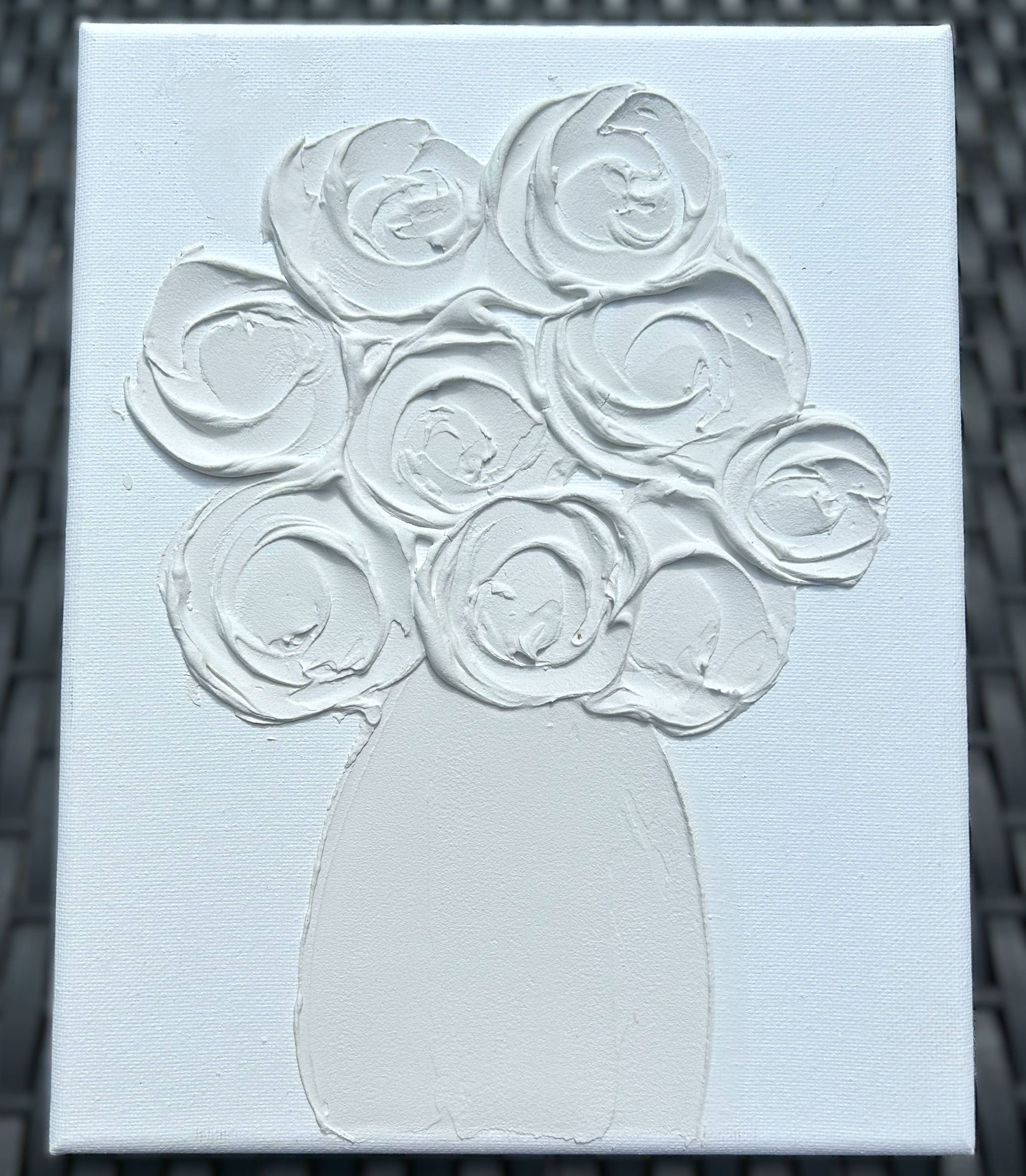 Coddiwomple – Großhandel Bastelset – Malen Sie Ihre eigene Leinwand 8x10 Blumen in Vase | Stillleben1