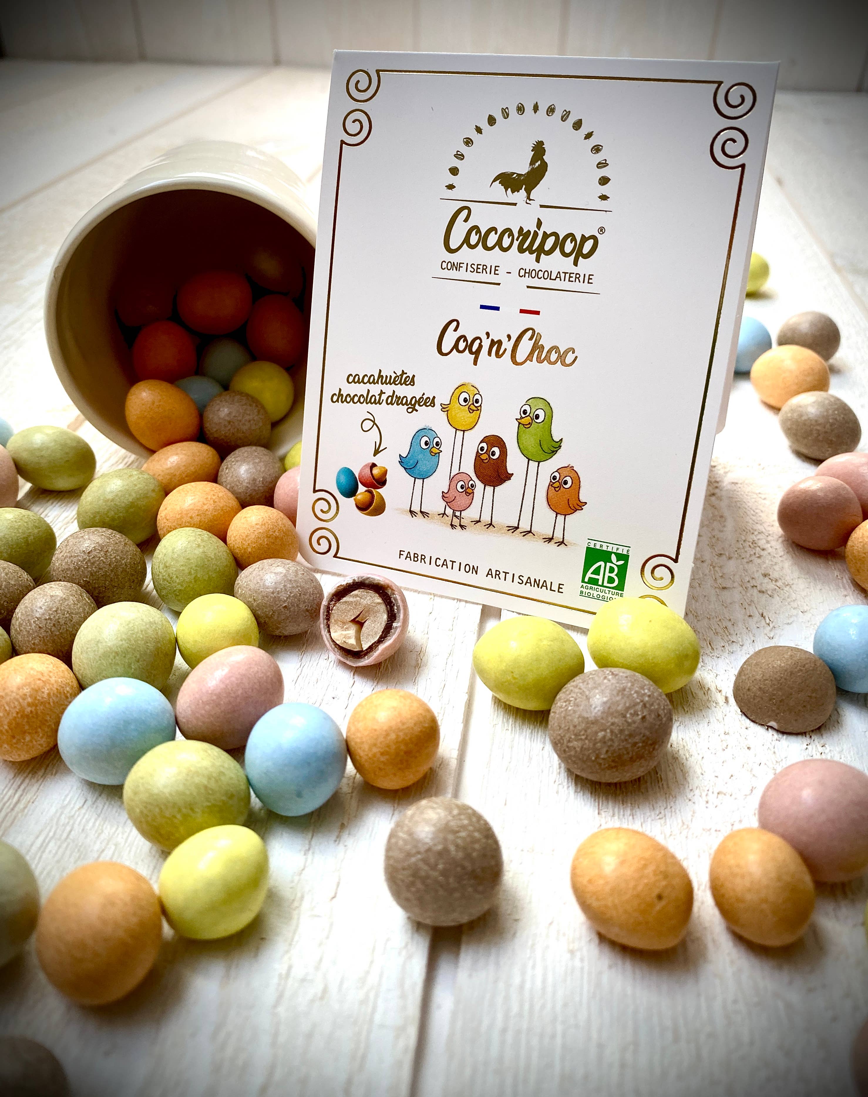 Cocoripop - Wholesale Cocoa Stirrer - Coq 'n' Choc (chocolate-coated peanut)6