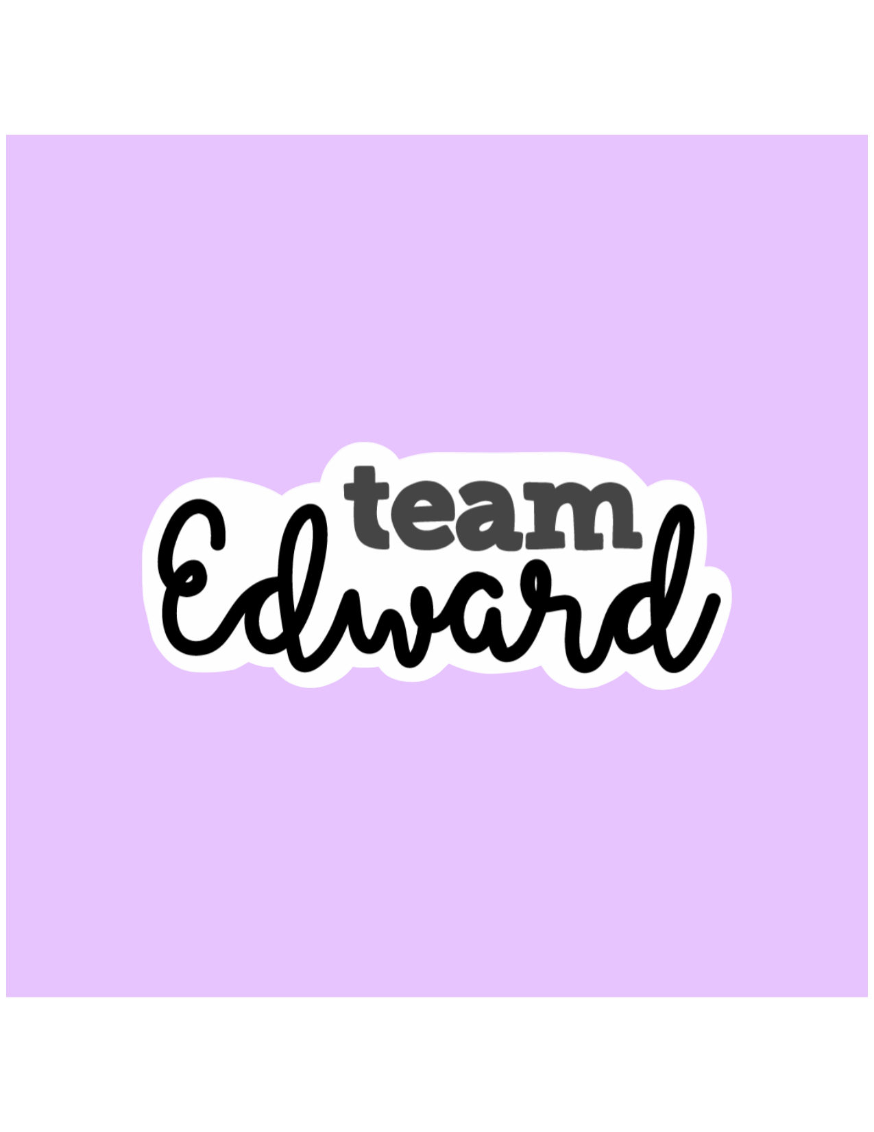 Shadows of Sunshine - Wholesale Sticker - Team Edward Twilight Inspired Sticker0