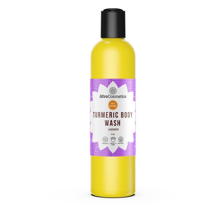 AfroCosmetics & Culture - Wholesale Body wash/shower gel - Turmeric Body Wash, Skin Brightening Liquid Soap, Dark Spots2