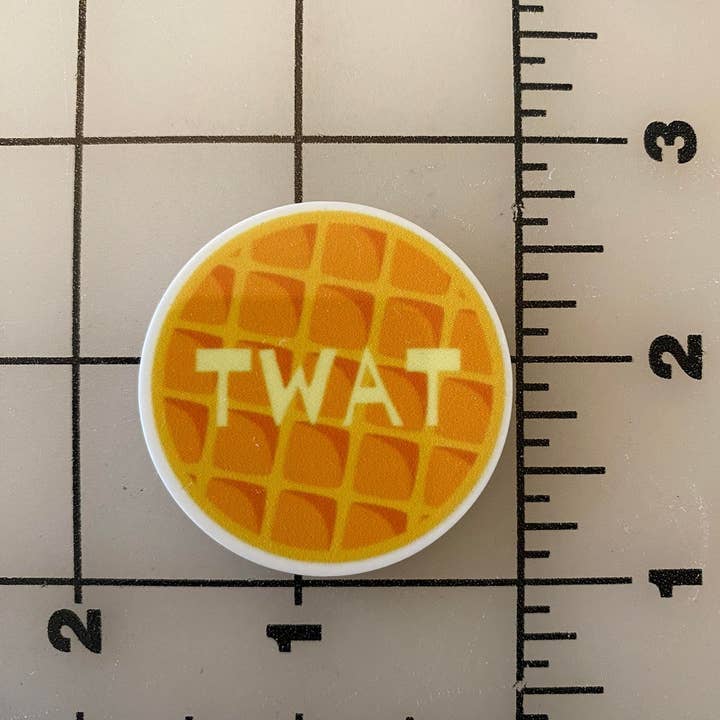 D Company Supply - Vente Matériels de bricolage - Résine imprimée TWAT WAFFLE Flatback