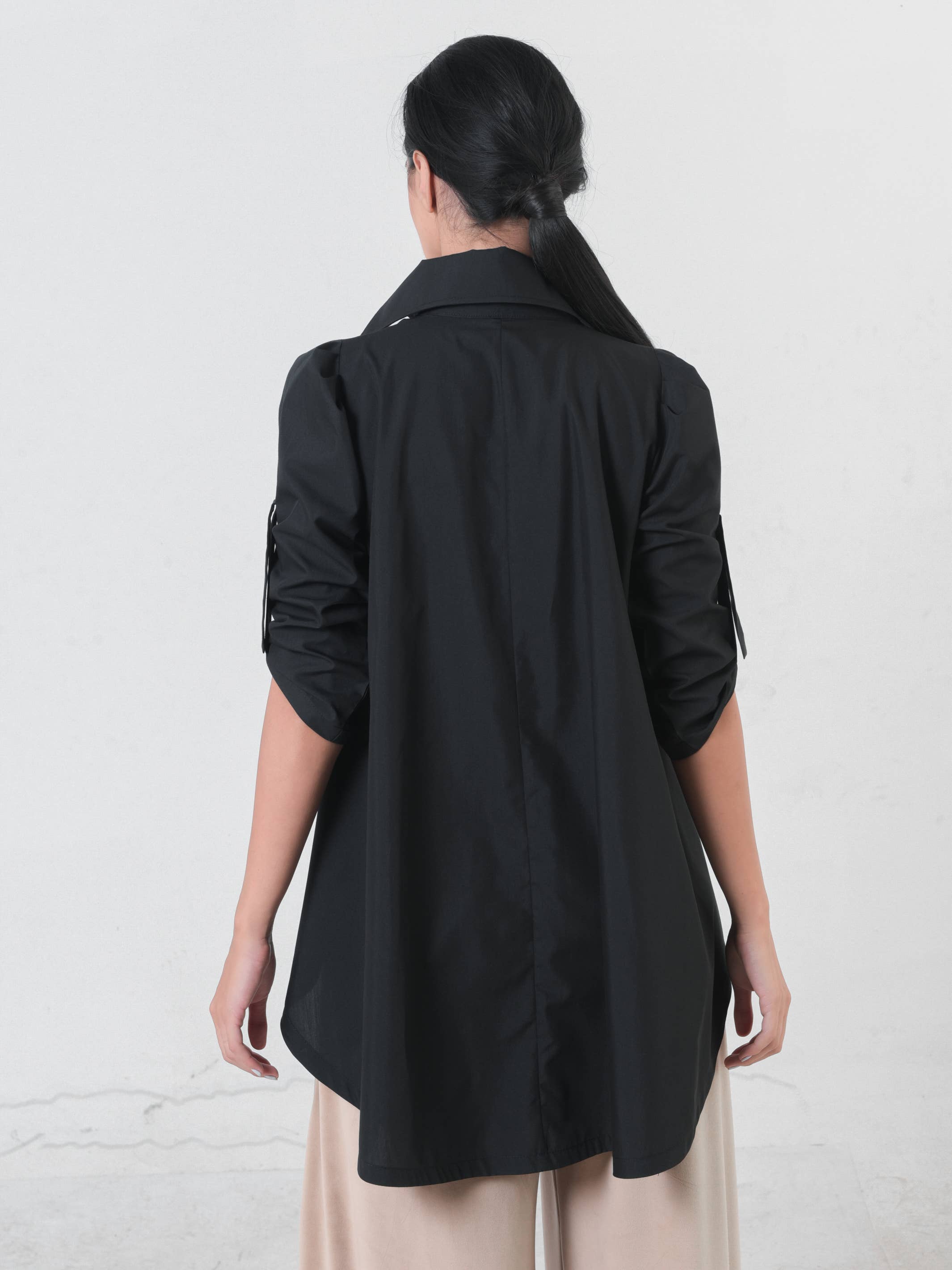 Metamorphoza - Wholesale Tuniek - Dames - Oversized shirt met riem5