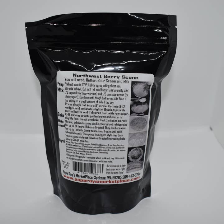 Papa Ray's Marketplace - Wholesale Biscuit Mix - Northwest Berry Scone Mix