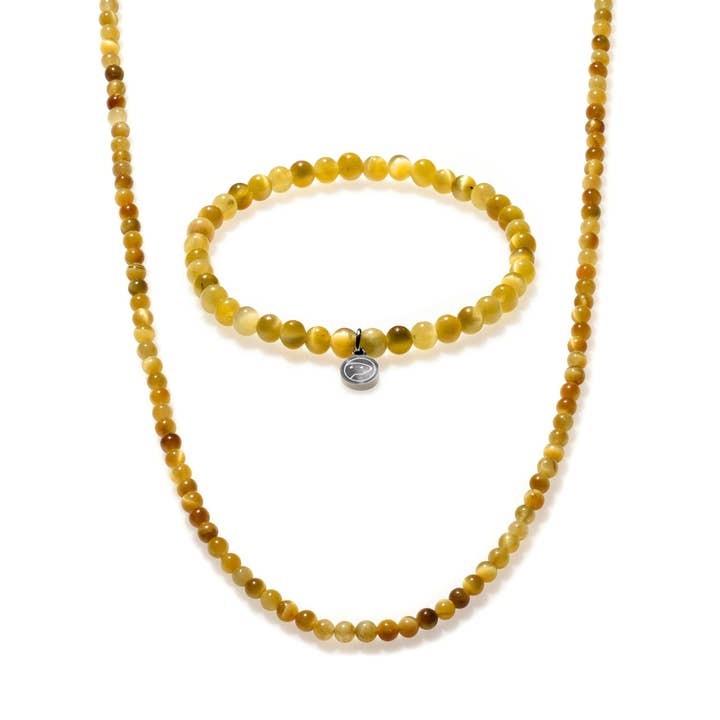 Goldener Tigerauge-Perlen-Duo-Mini für den Großhandel von Otter Spirit