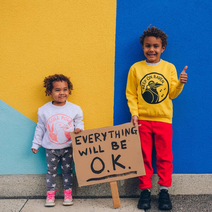 hello DODO - Wholesale Sweatshirt - Kids - Keep On Raven Kids Sweatshirt6