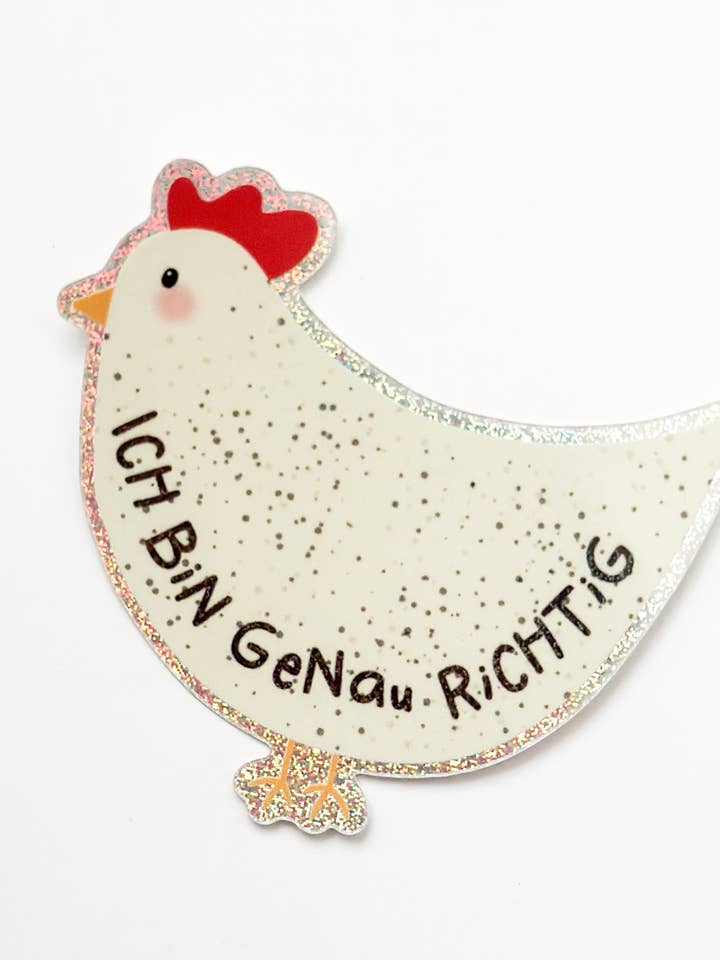 Adesivo brillante gallina con glitter Pixie Dust per la vendita all'ingrosso da parte di StudioSonna