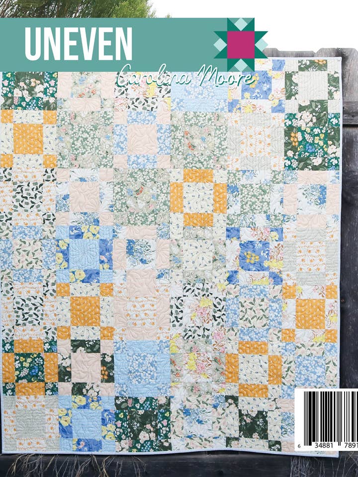 Uneven (Printed) - a Cake Cutter Ruler Pattern for wholesale by Carolina Moore