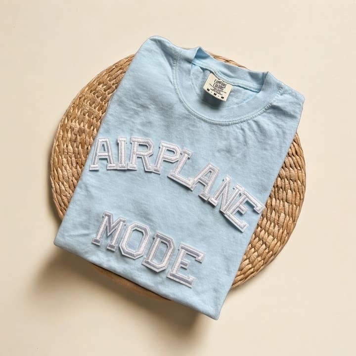 Threads And Needles, INC. - Wholesale T-Shirt - Unisex - Airplane Mode Shirt, Travel Shirts for Women2