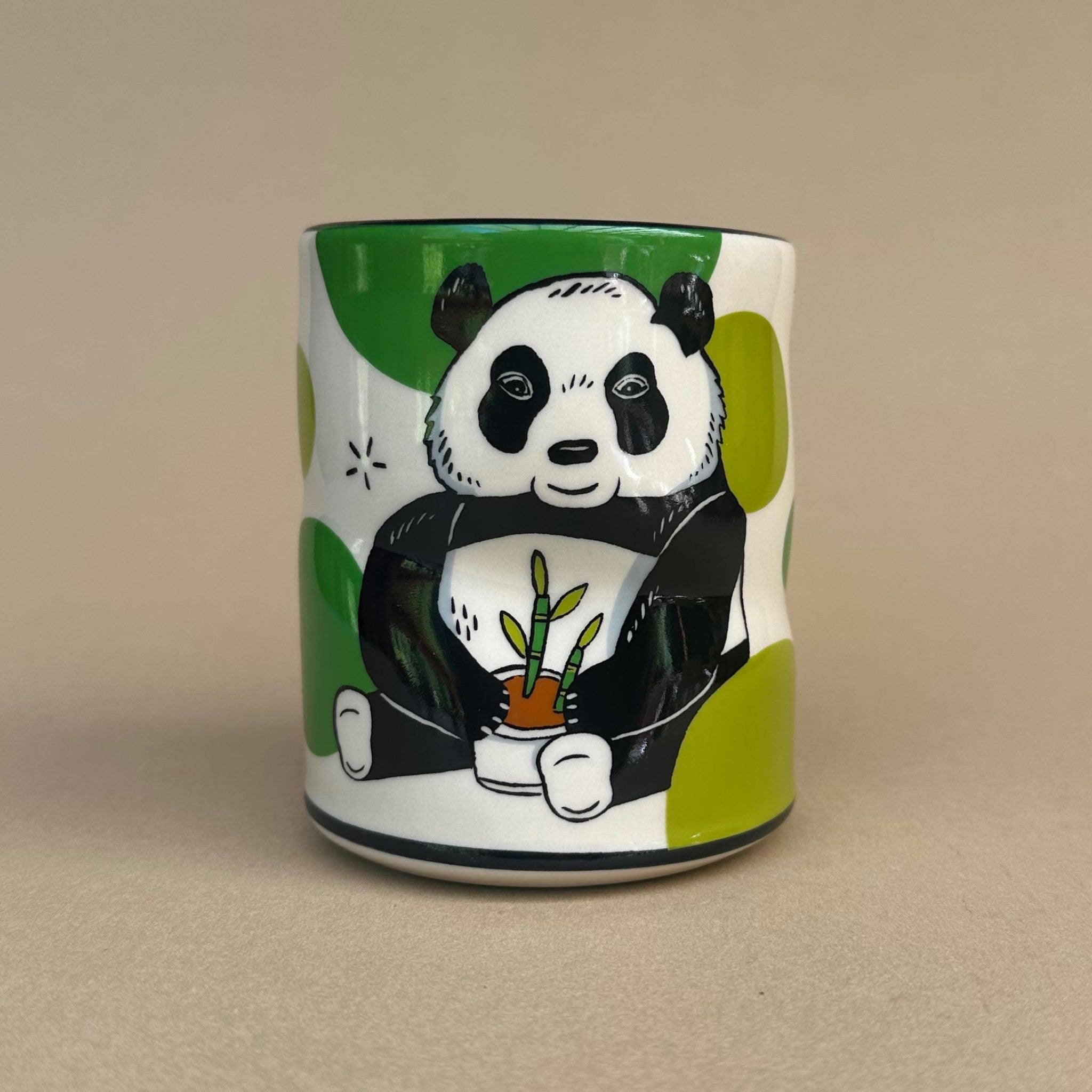 The Bowl Maker - Wholesale Coffee Mug - Lucky Panda Cup - Large