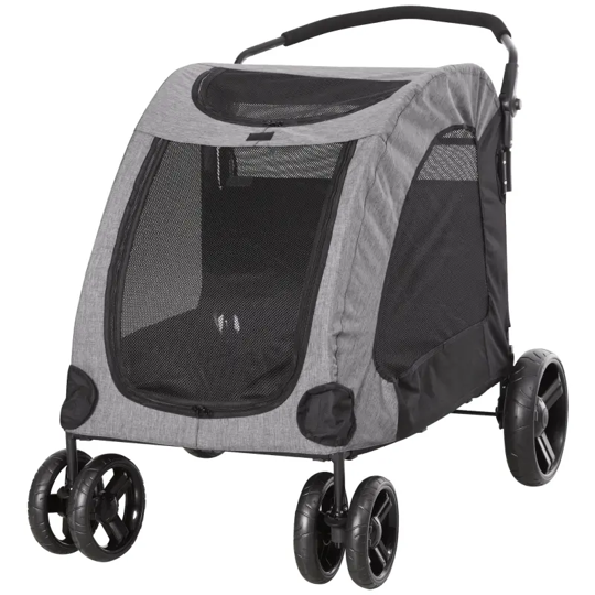 Furr-Baby Gifts - Wholesale Pet Carrier - Cat/Dog - Foldable Pet Stroller with Storage Pocket24
