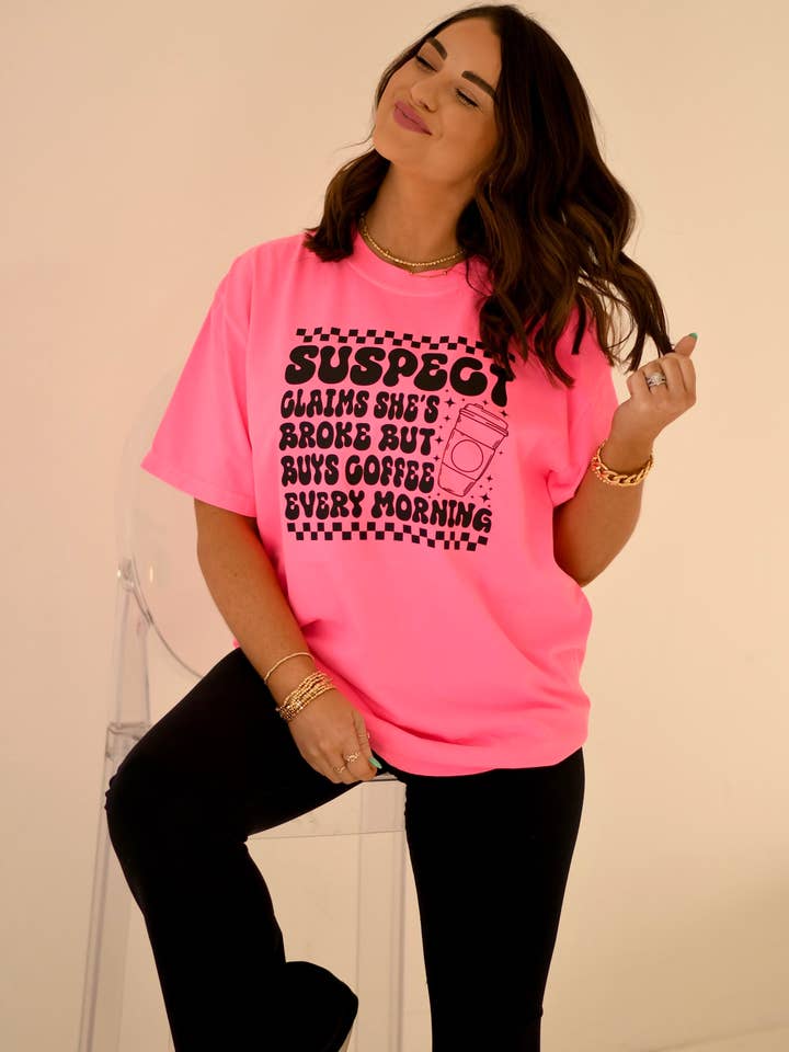 Suspect Claims She’s Broke Tee for wholesale by P&PD Wholesale